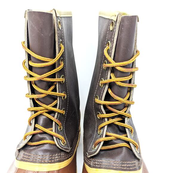 Sorel Arctic Pac Brown and Yellow Lace-Up Boots main image 14